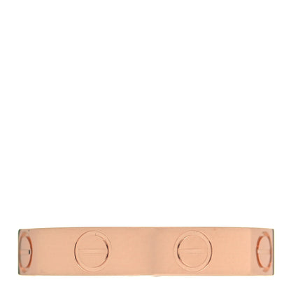 Cartier 18K Pink Gold 3.5mm LOVE Wedding Band Ring 52 6 3 of 5