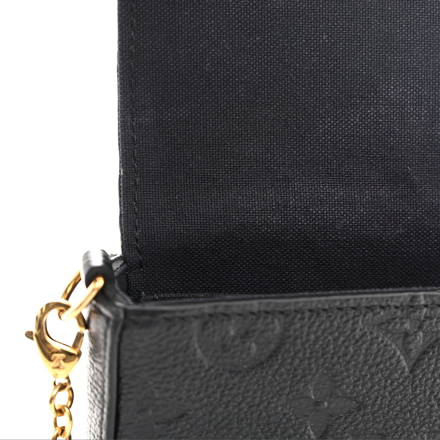 Empreinte Pochette Felicie Chain Wallet Black