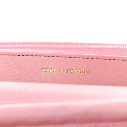Chanel Caviar Quilted Wallet on Chain WOC Pink 7 of 10