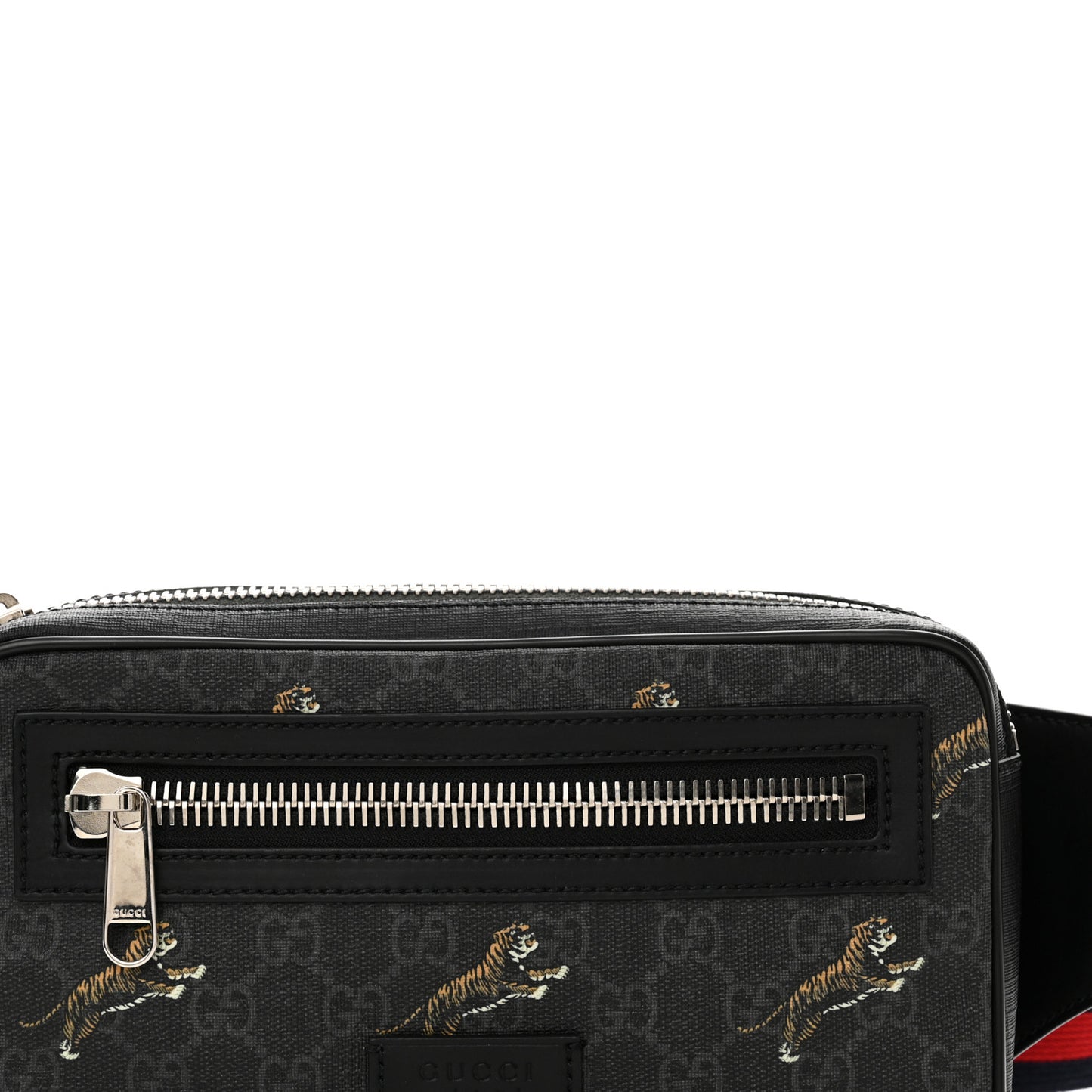 Soft GG Supreme Monogram Tigers Belt Bag Black Multicolor