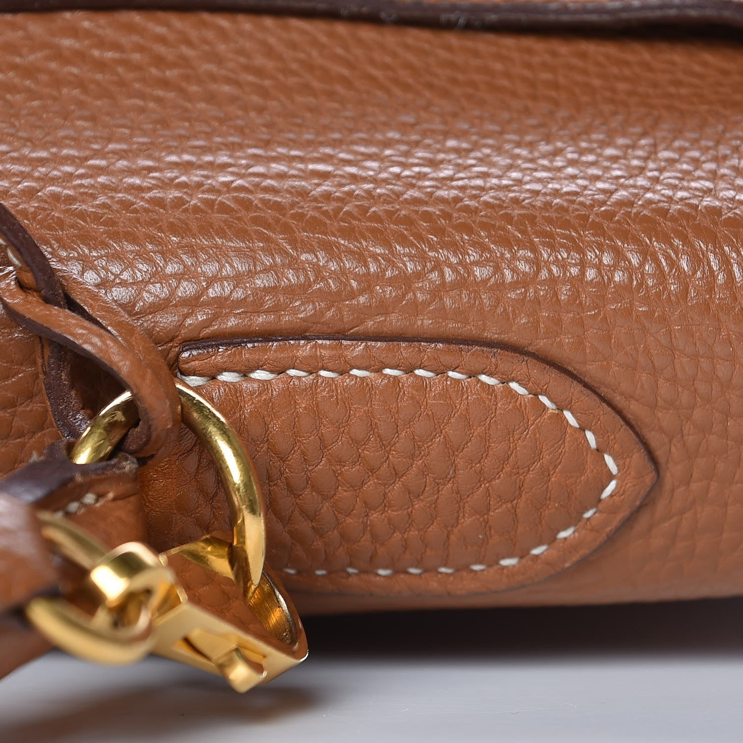 Hermes Fjord Kelly Retourne 40 Gold 24 of 41