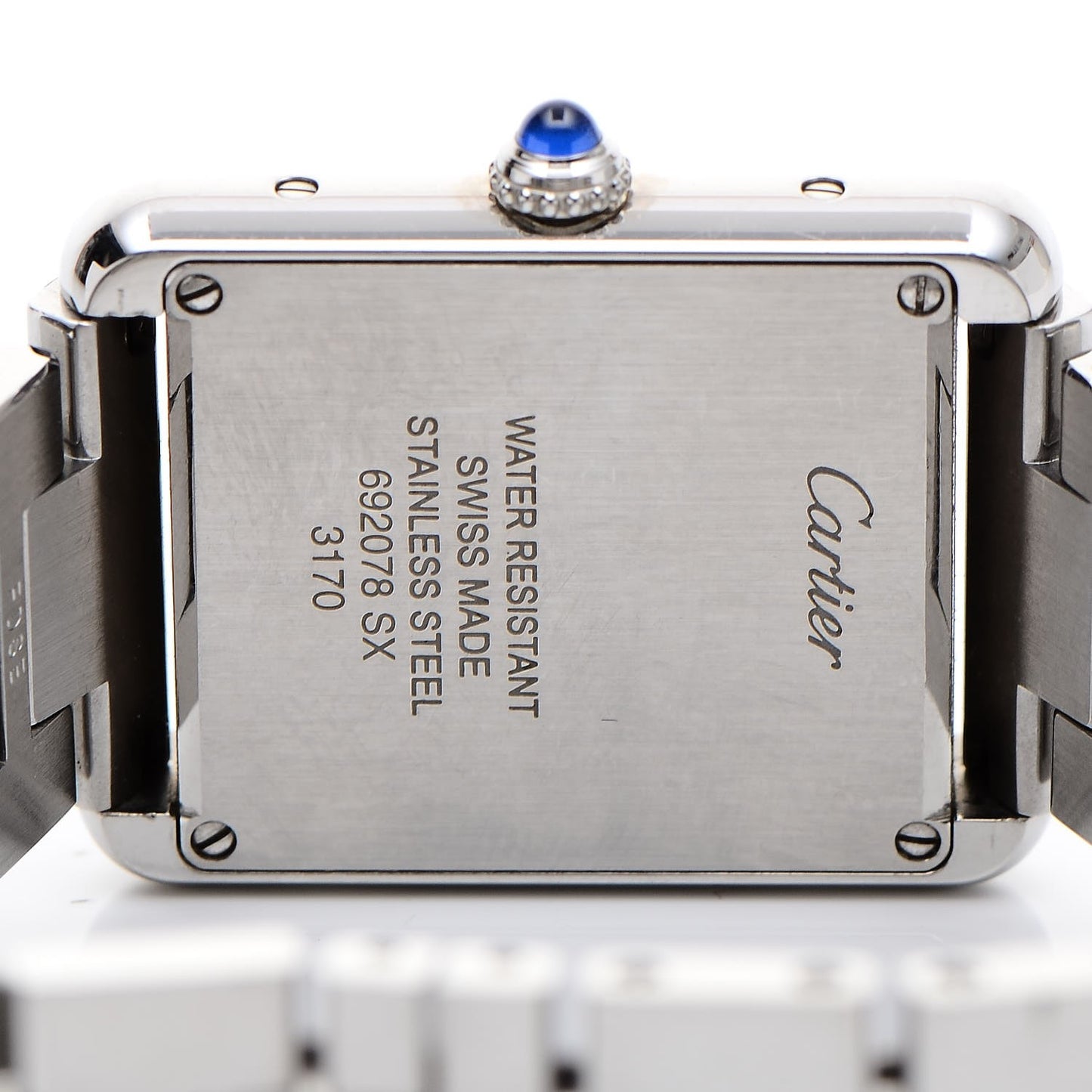 Stainless Steel 24mm Tank Solo Quartz Watch