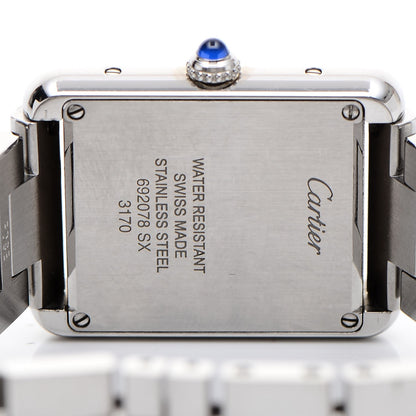 Cartier Stainless Steel 24mm Tank Solo Quartz Watch 5 of 8