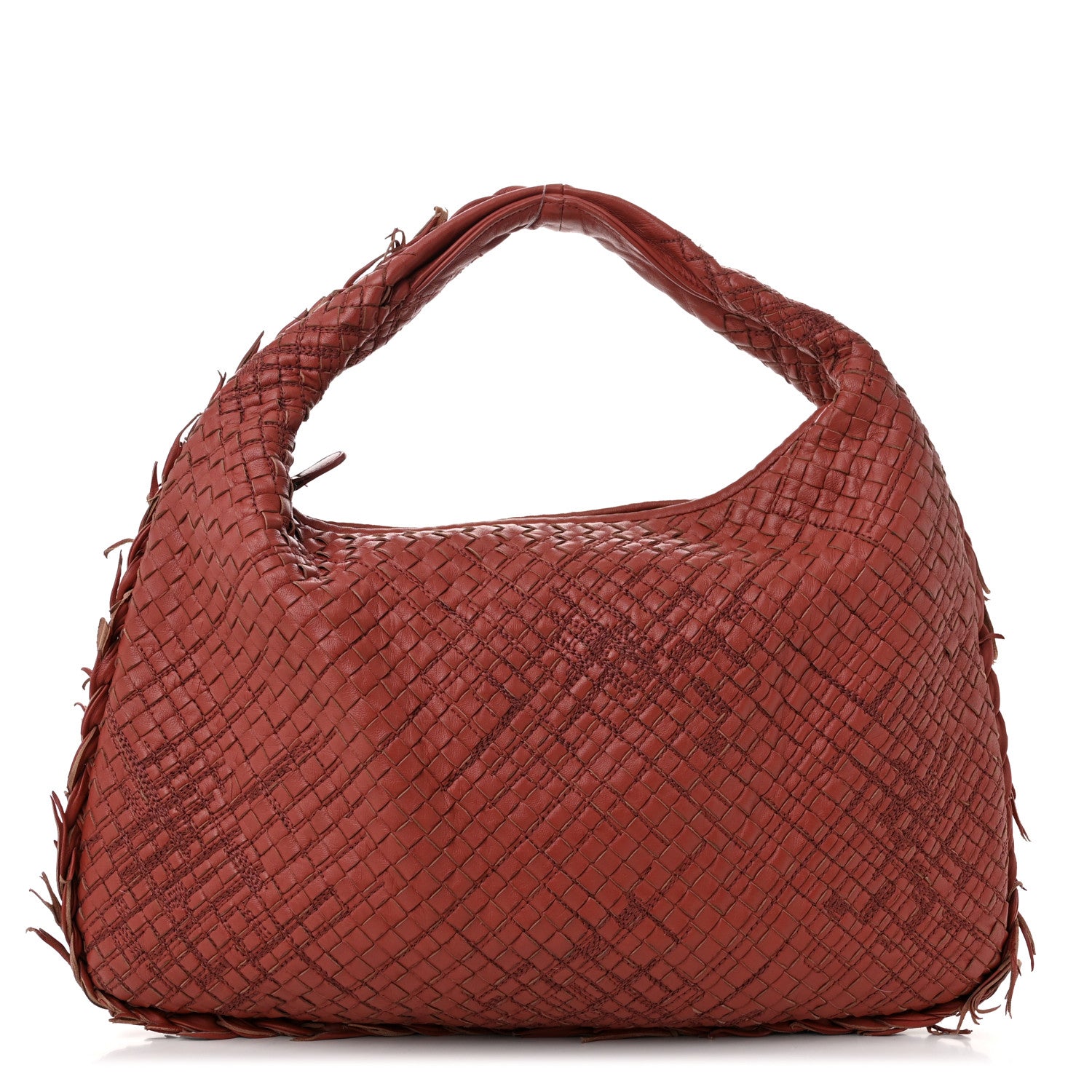 Bottega Veneta Nappa Intrecciato Fuzzy Maxi Veneta Hobo Dusty Rose 1 of 11