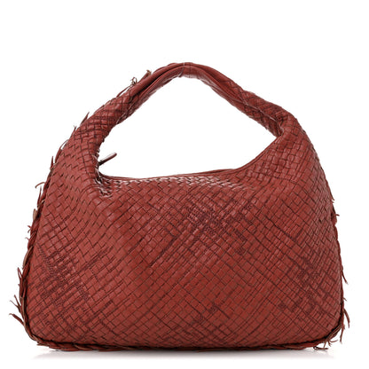 Bottega Veneta Nappa Intrecciato Fuzzy Maxi Veneta Hobo Dusty Rose 1 of 11