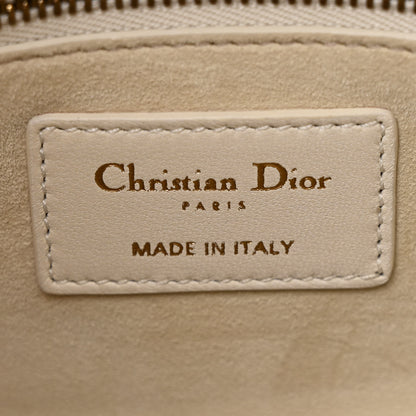 Christian Dior Embroidered Medium Lady Dior White Multicolor 6 of 13