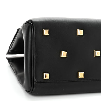 Salvatore Ferragamo Calfskin Medium Studio Bag Black 8 of 10