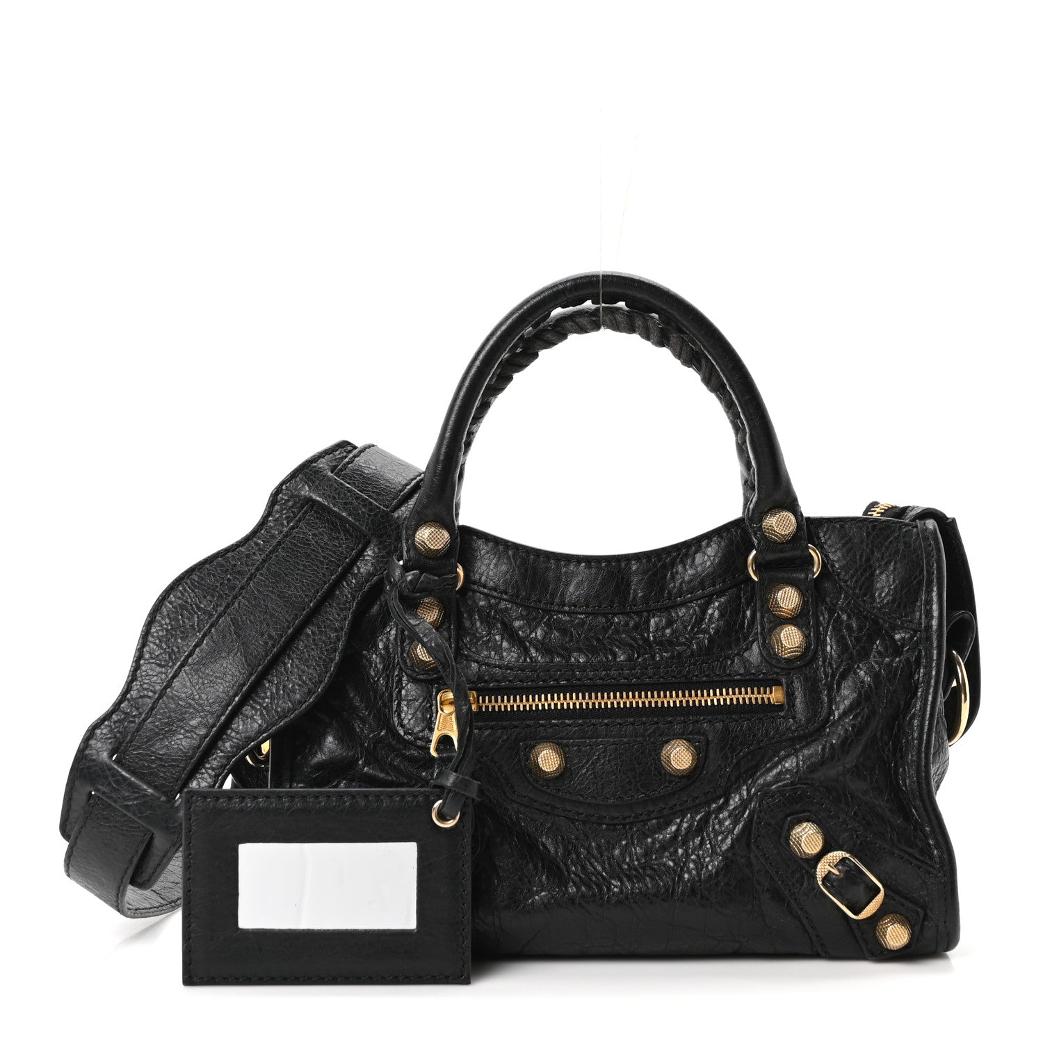 Balenciaga Agneau Giant 12 Gold Hardware Mini City Black 3 of 11