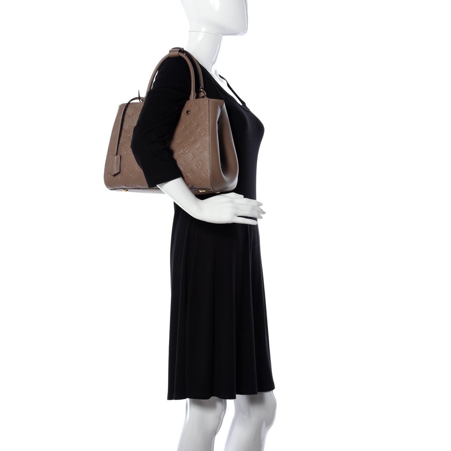 Louis Vuitton Empreinte Montaigne MM Taupe Glace 3 of 12