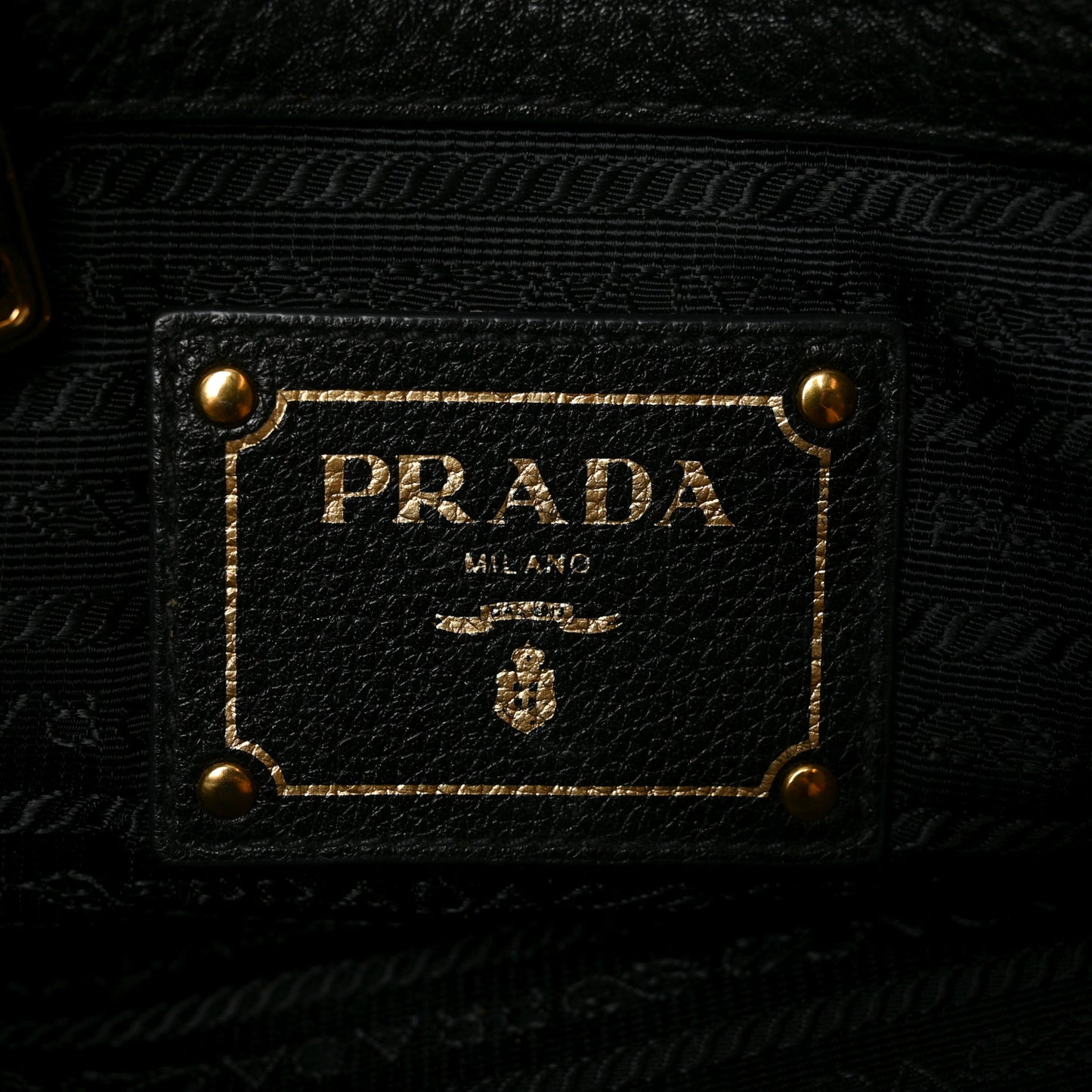 Vitello Phenix Top Handle Bag Black