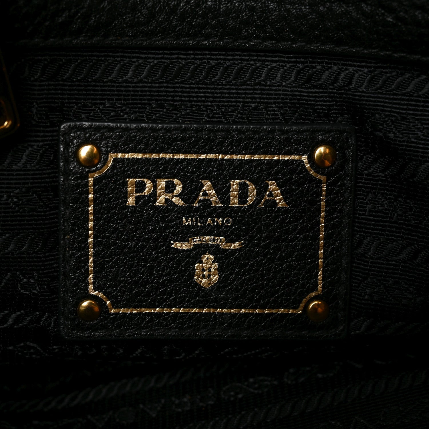 Prada Vitello Phenix Top Handle Bag Black 6 of 9