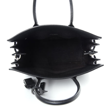 Saint Laurent Grained Calfskin Baby Sac De Jour Souple Black 5 of 9
