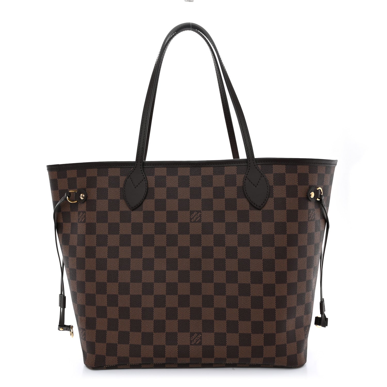 Louis Vuitton Damier Ebene Neo Neverfull MM Rose Ballerine 1 of 10