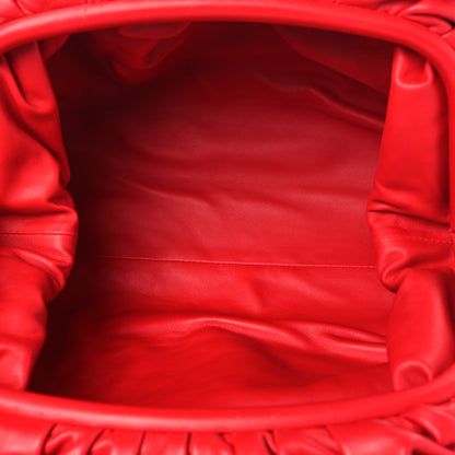 Bottega Veneta Smooth Butter Calf The Pouch Oversized Clutch Bright Red 5 of 9
