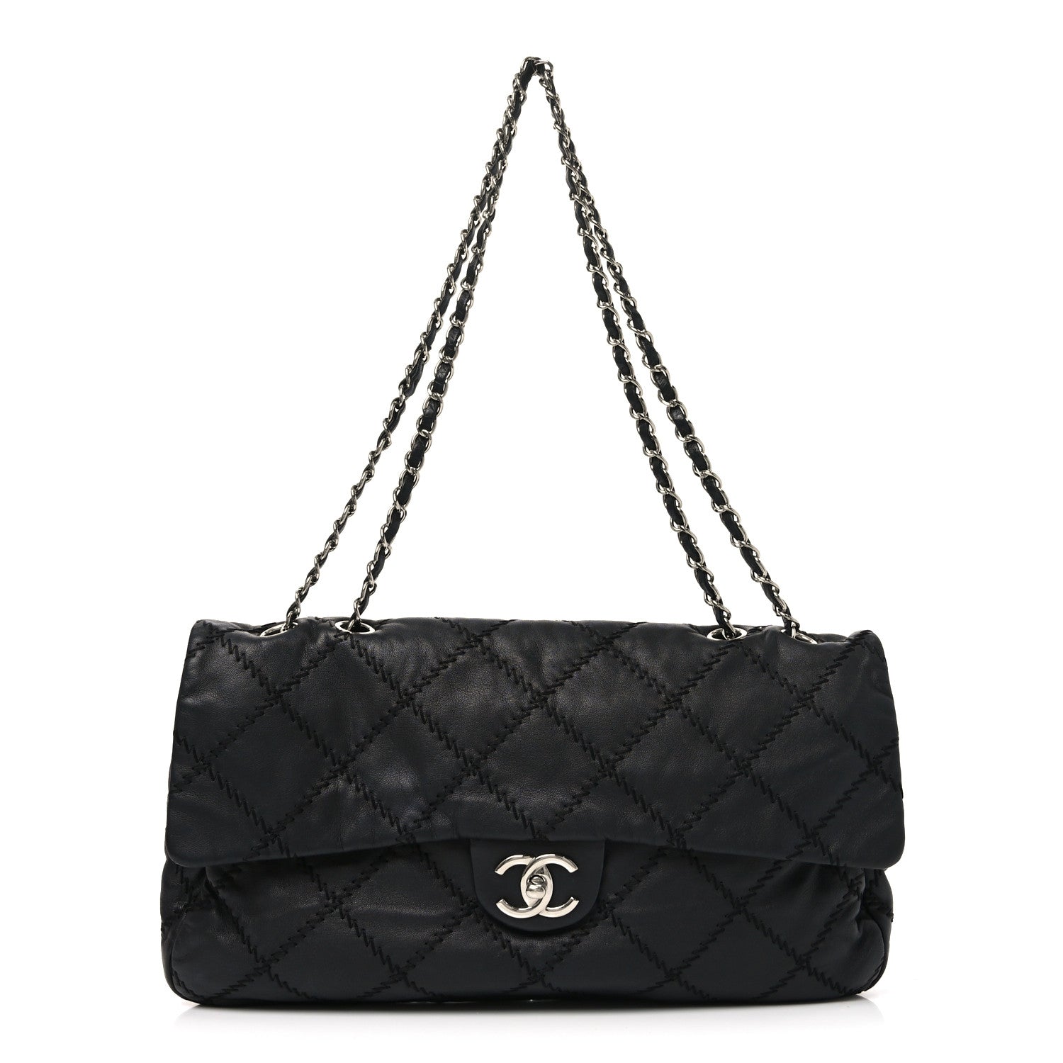 Chanel Lambskin Ultimate Stitch Maxi Flap Black 1 of 10