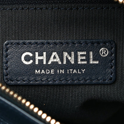 Chanel Tweed Calfskin Small Gabrielle Hobo Blue 5 of 16