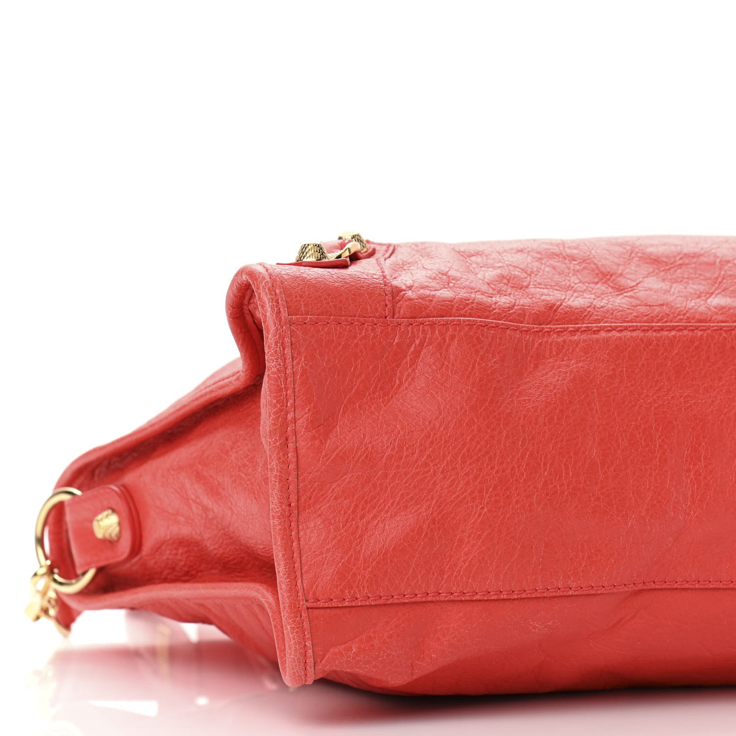 Agneau Giant 12 Gold Hardware City Rose Corail