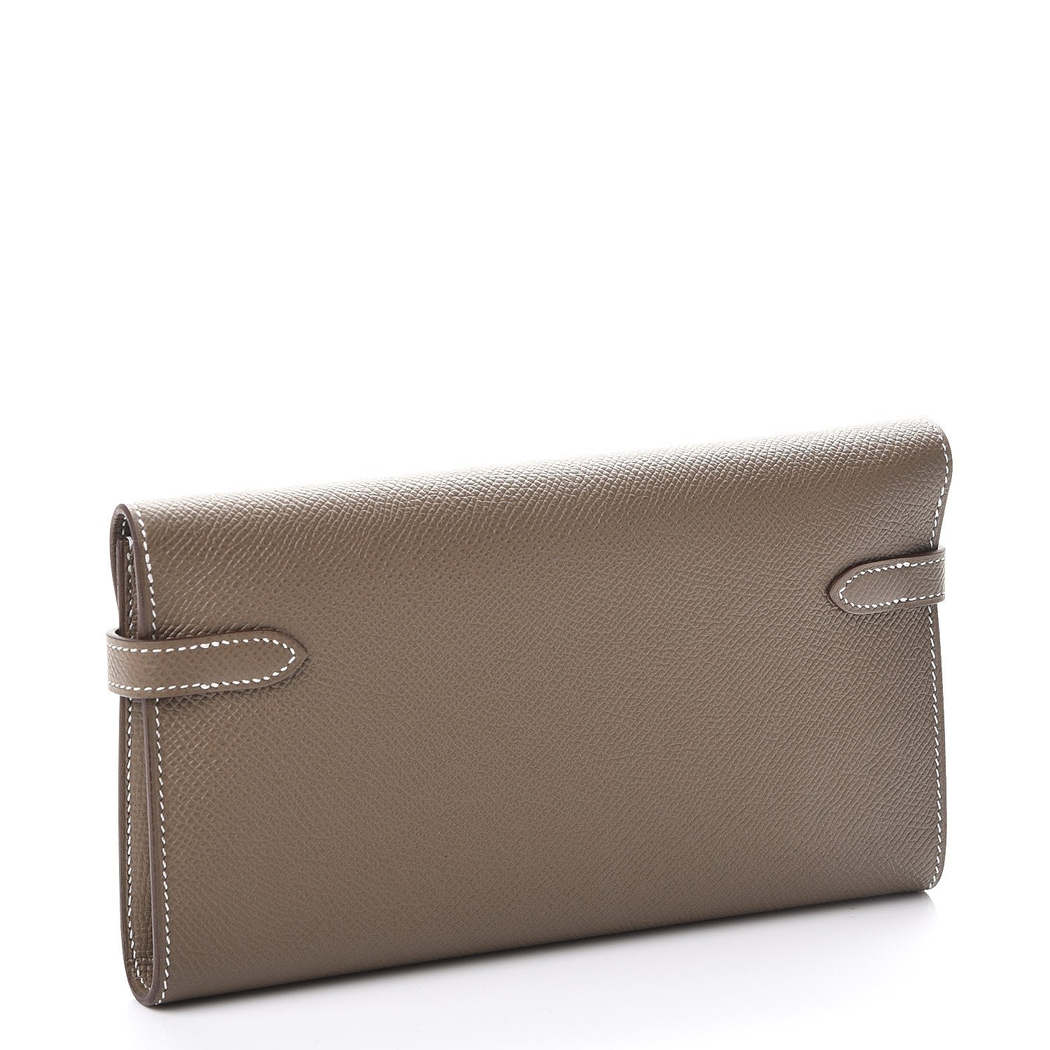 Hermes Epsom Kelly Longue Wallet Etoupe 3 of 8