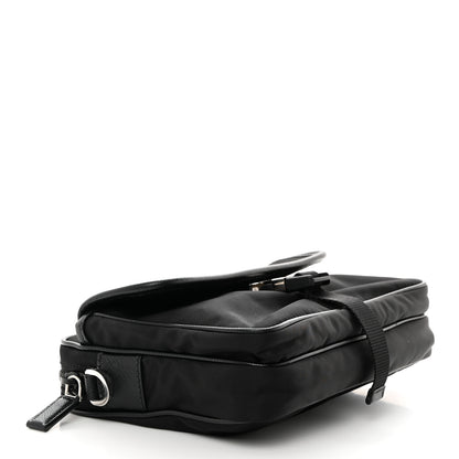 Prada Re-Nylon Saffiano Shoulder Bag Black 4 of 11