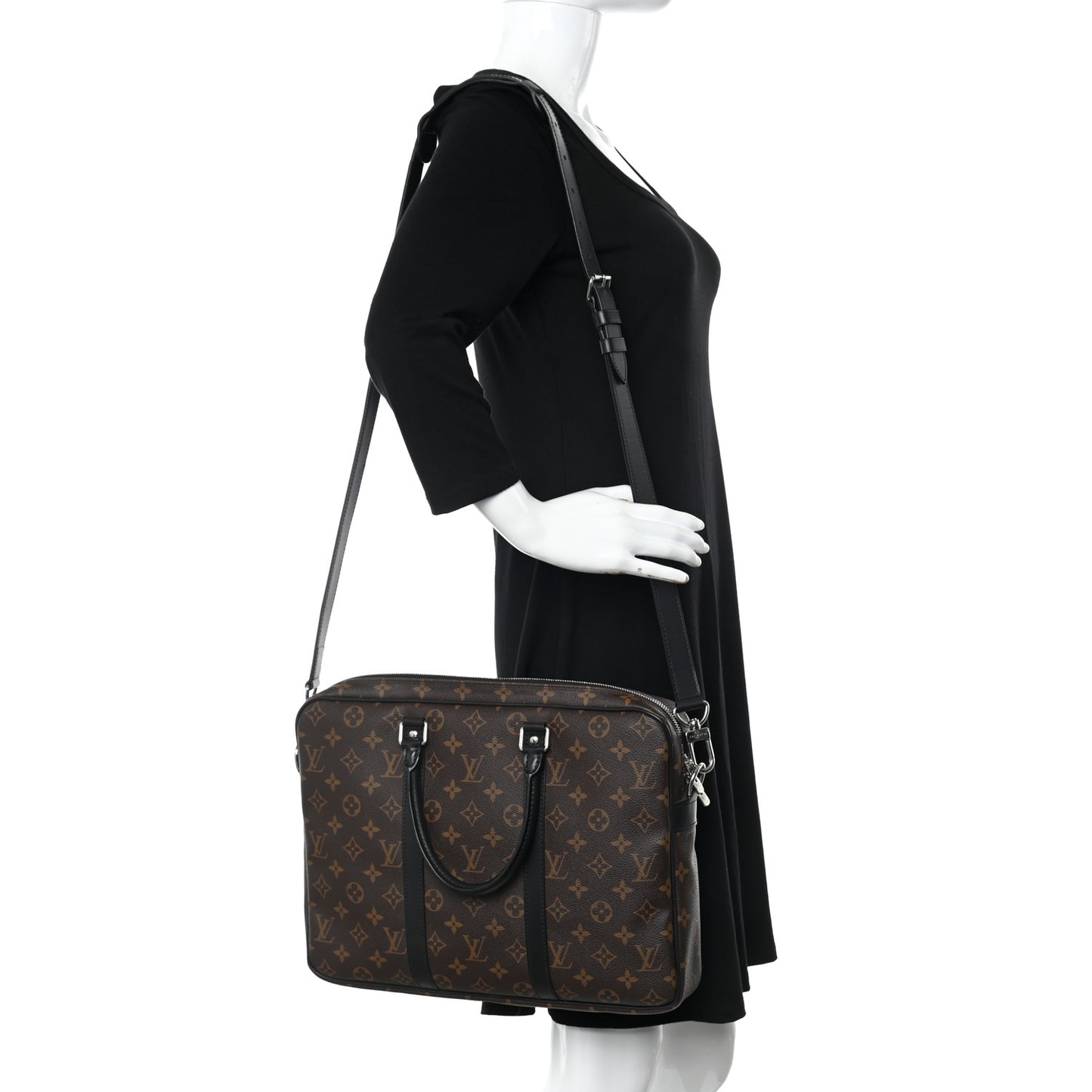 Monogram Macassar Porte-Documents Voyage PM