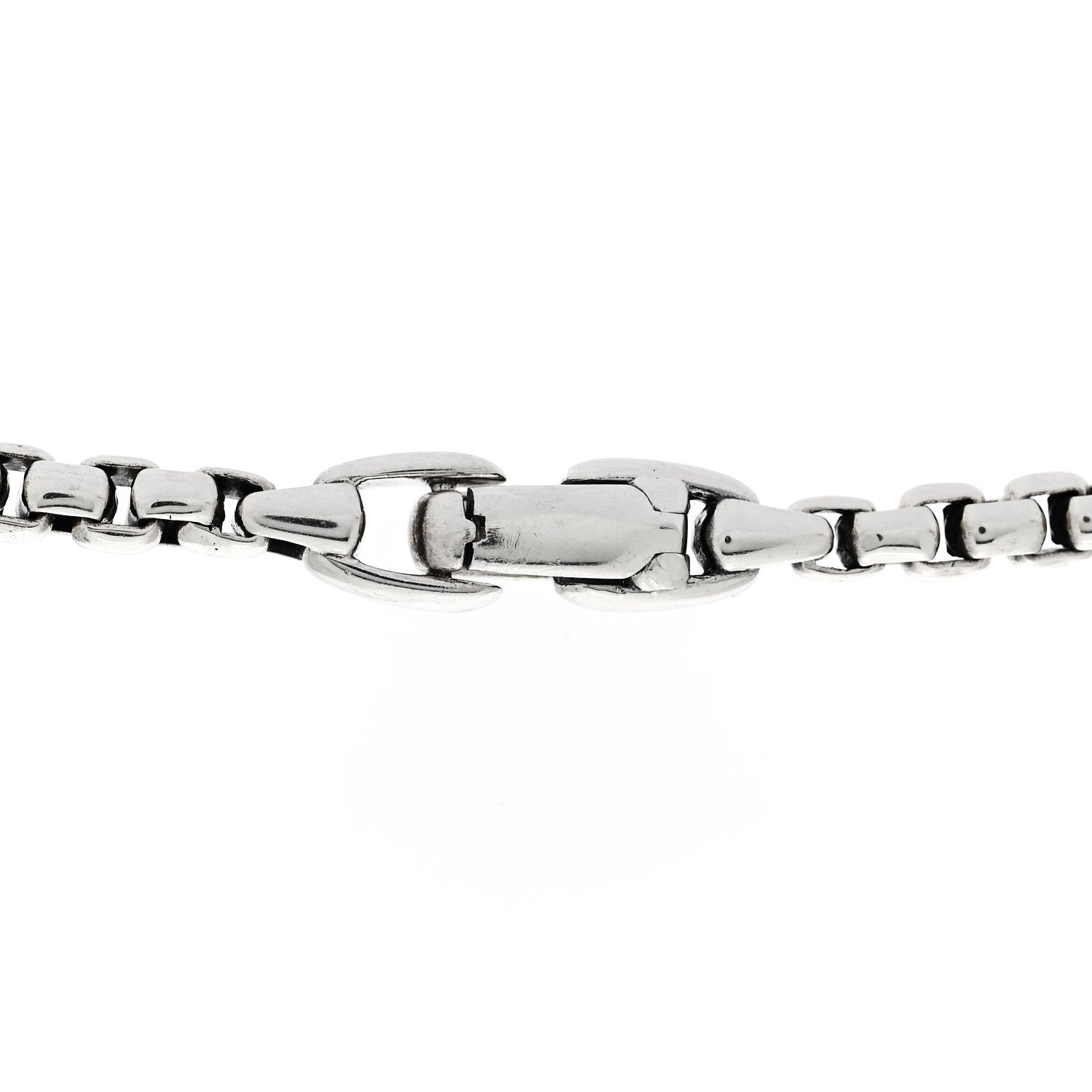 David Yurman Sterling Silver Black Diamond Streamline Cross Station Necklace 22" 5 of 5
