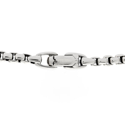 David Yurman Sterling Silver Black Diamond Streamline Cross Station Necklace 22" 5 of 5