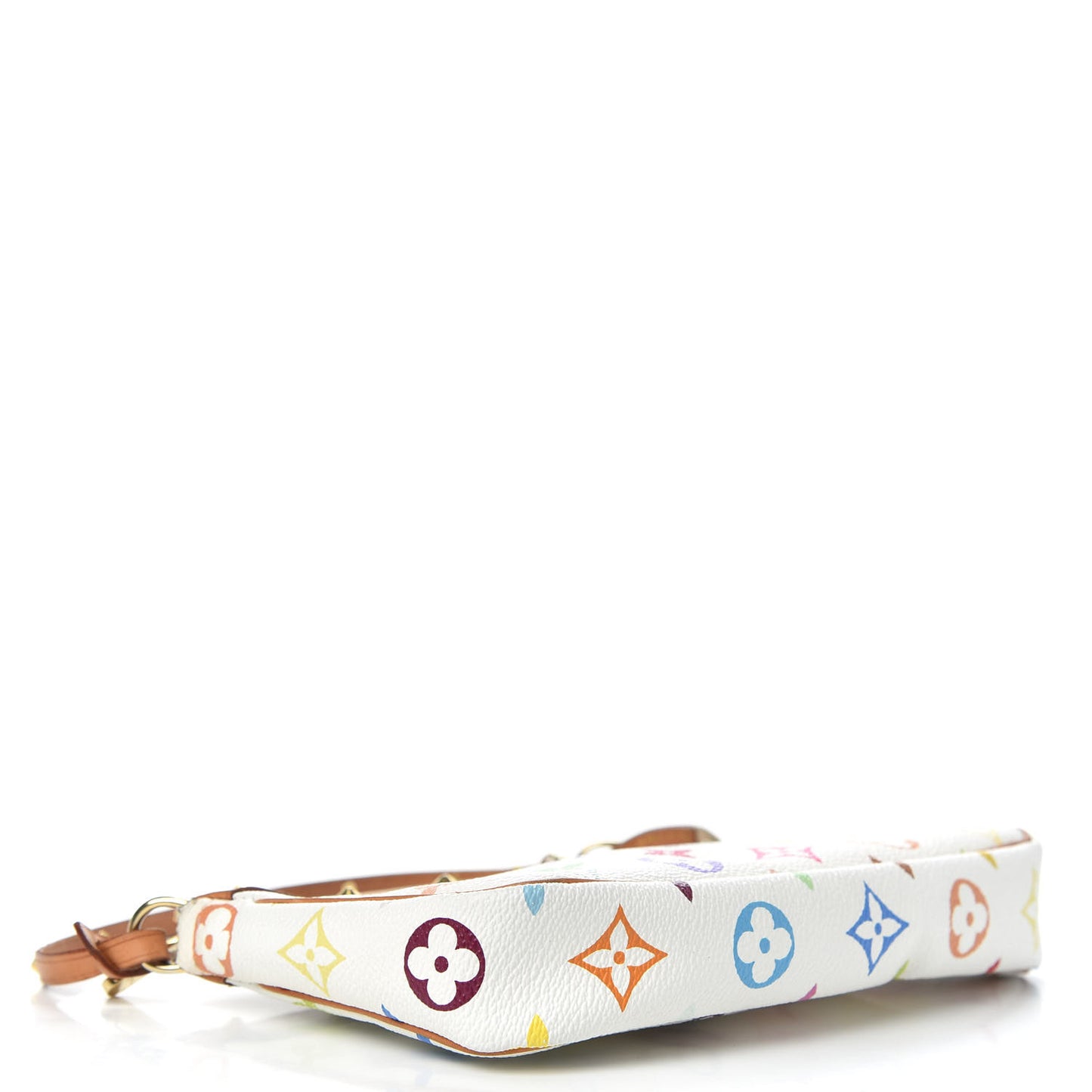 Monogram Multicolor Pochette Accessories White