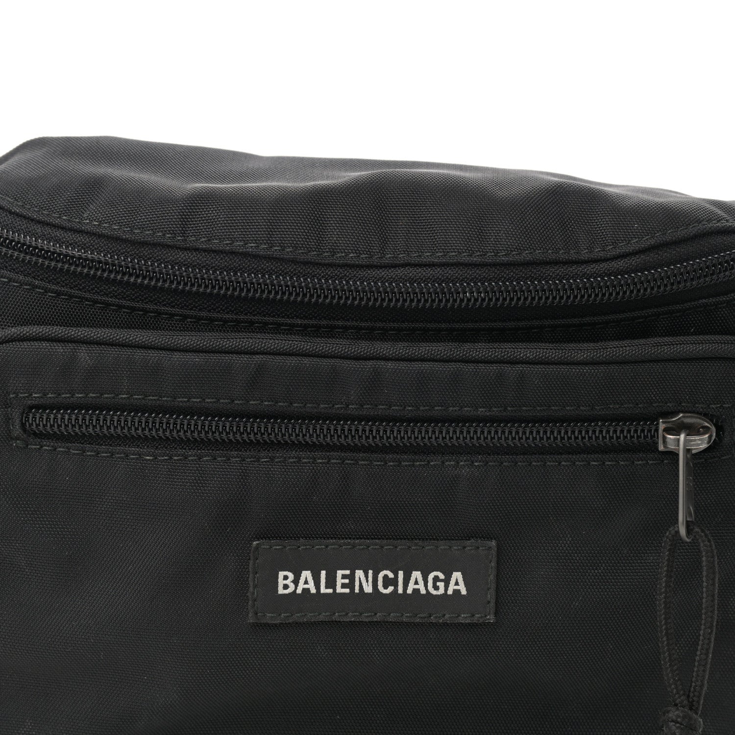 Balenciaga Recycled Casual Nylon Explorer Beltpack Black 8 of 10