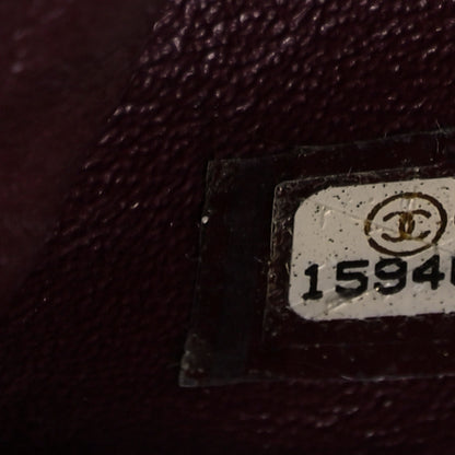 Chanel Lambskin Quilted Clutch With Chain Flap Black 7 of 14