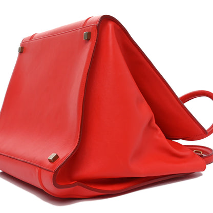 Celine Smooth Calfskin Medium Phantom Luggage Vermillion 11 of 11