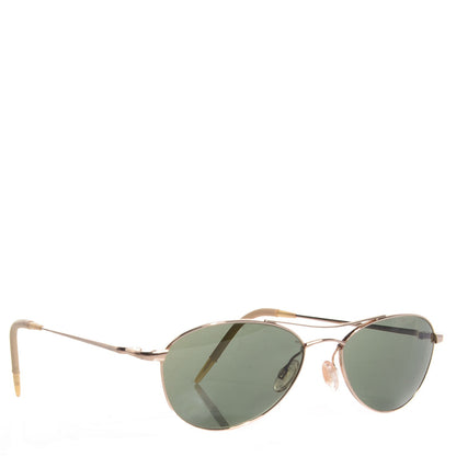 Oliver Peoples Aero Sunglasses Gold 3 of 5