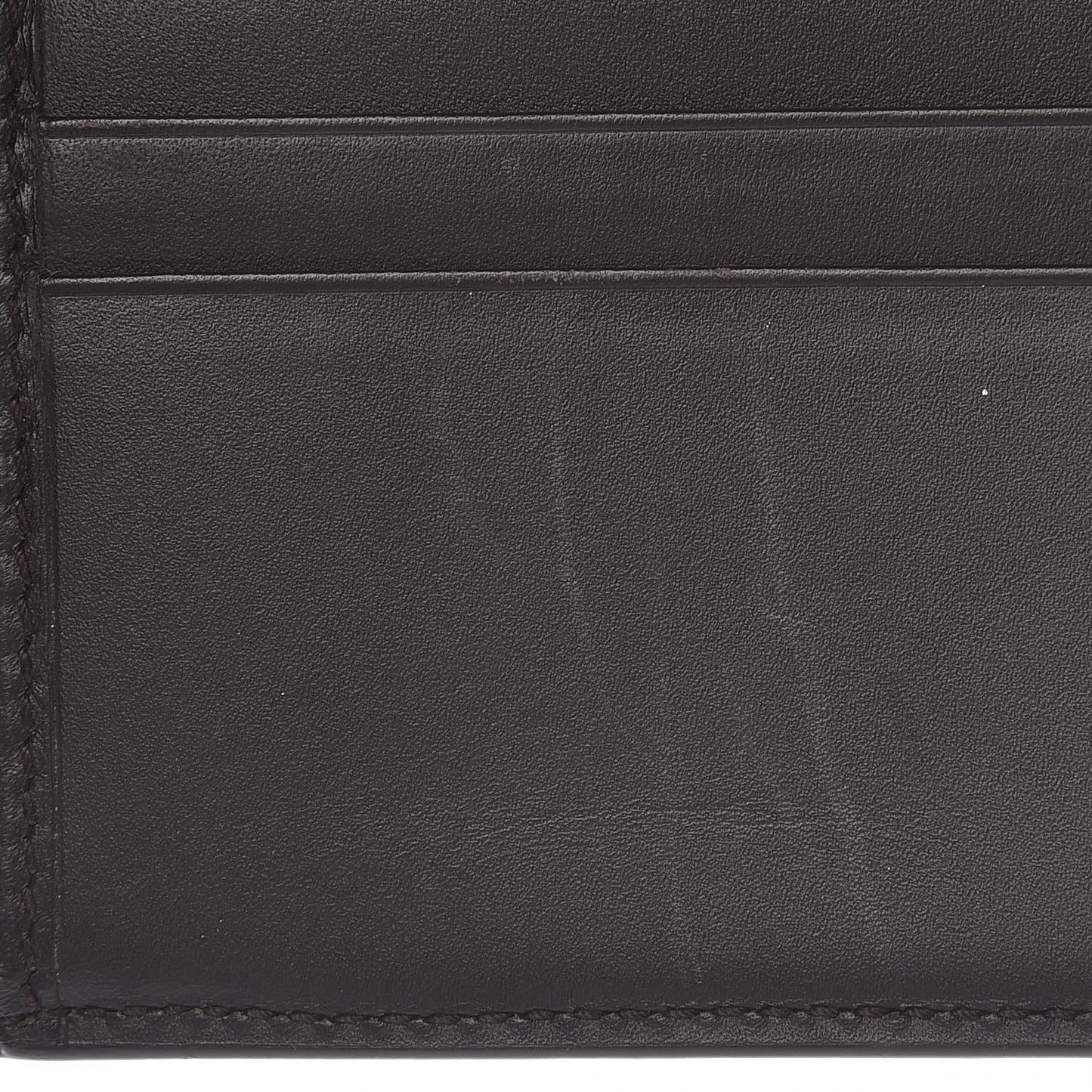 GG Supreme Monogram Selleria Calfskin Web New Web Bi-Fold Wallet Beige Ebony Cocoa