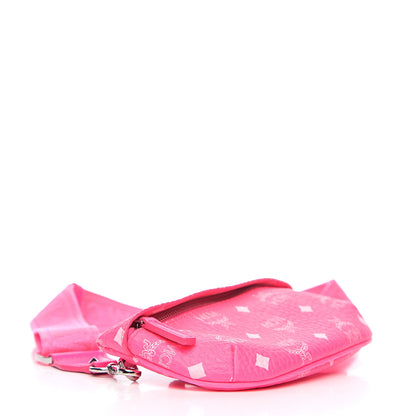 MCM Visetos Mini Crossbody Neon Pink 3 of 8