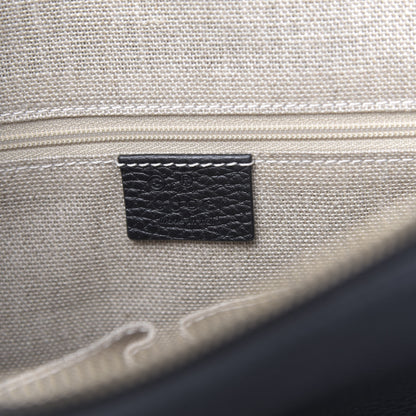Gucci Dollar Calfskin GG Charm Dome Satchel Black 5 of 9