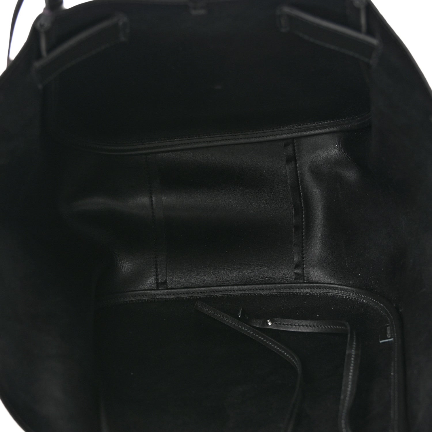 Proenza Schouler Calfskin Suede Ruched Tote Black Chocolate Plum 5 of 10