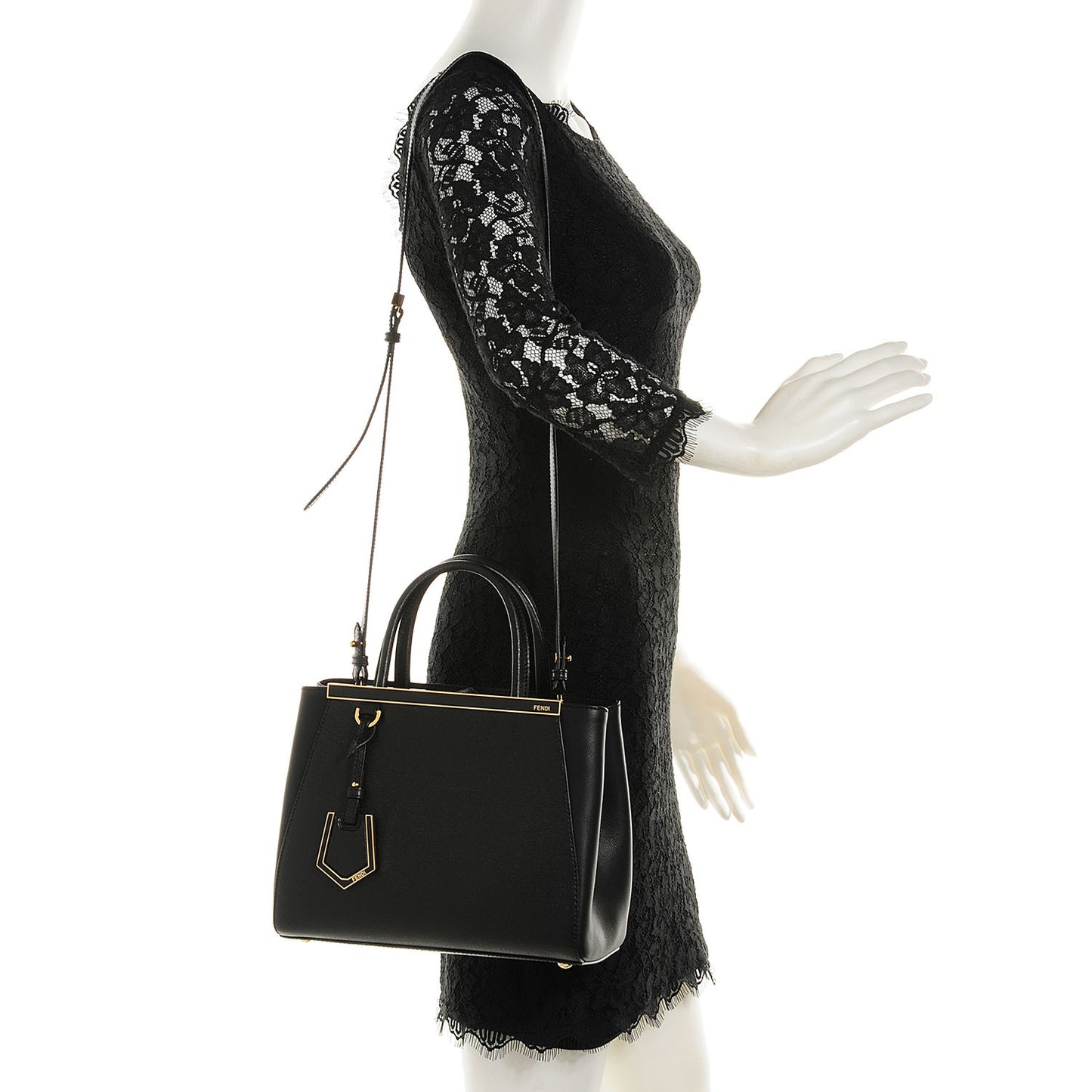 Vitello Elite Petite 2Jours Tote Black