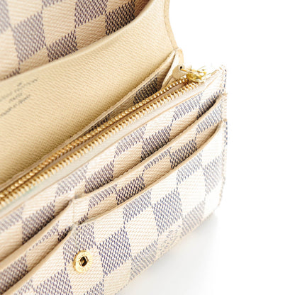 Louis Vuitton Damier Azur Emilie Wallet 9 of 10
