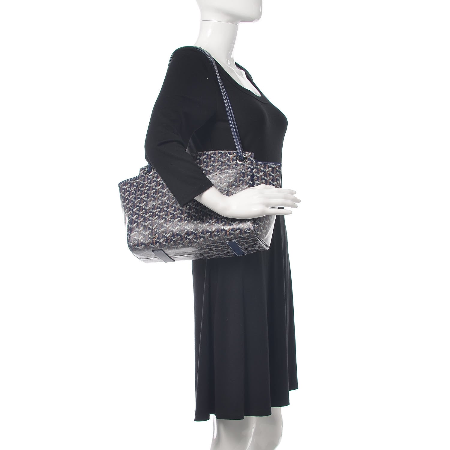 Goyard Goyardine Rouette PM Blue Marine 2 of 9