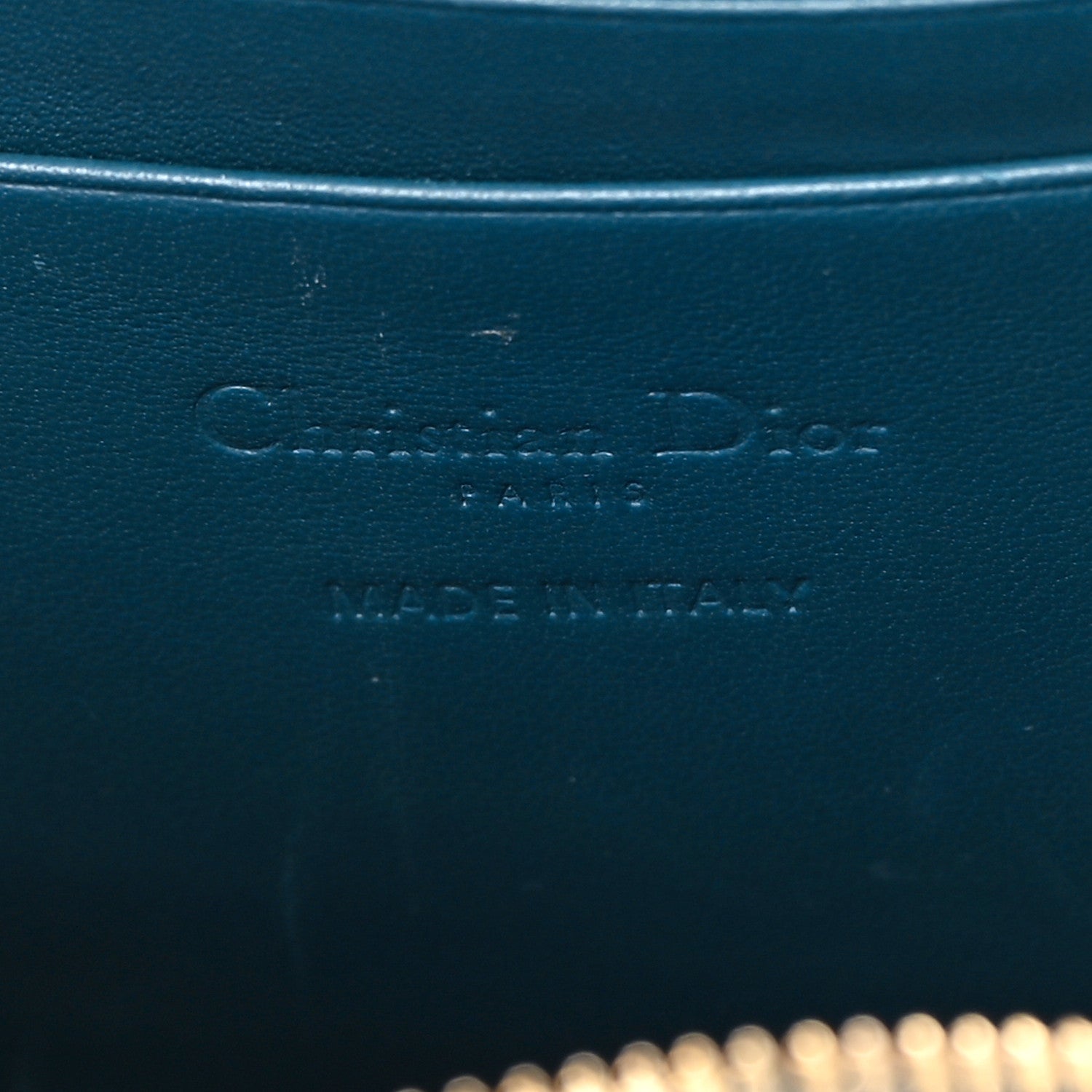 Christian Dior Patent Cannage Lady Dior Phone Holder Dior Blue 6 of 15