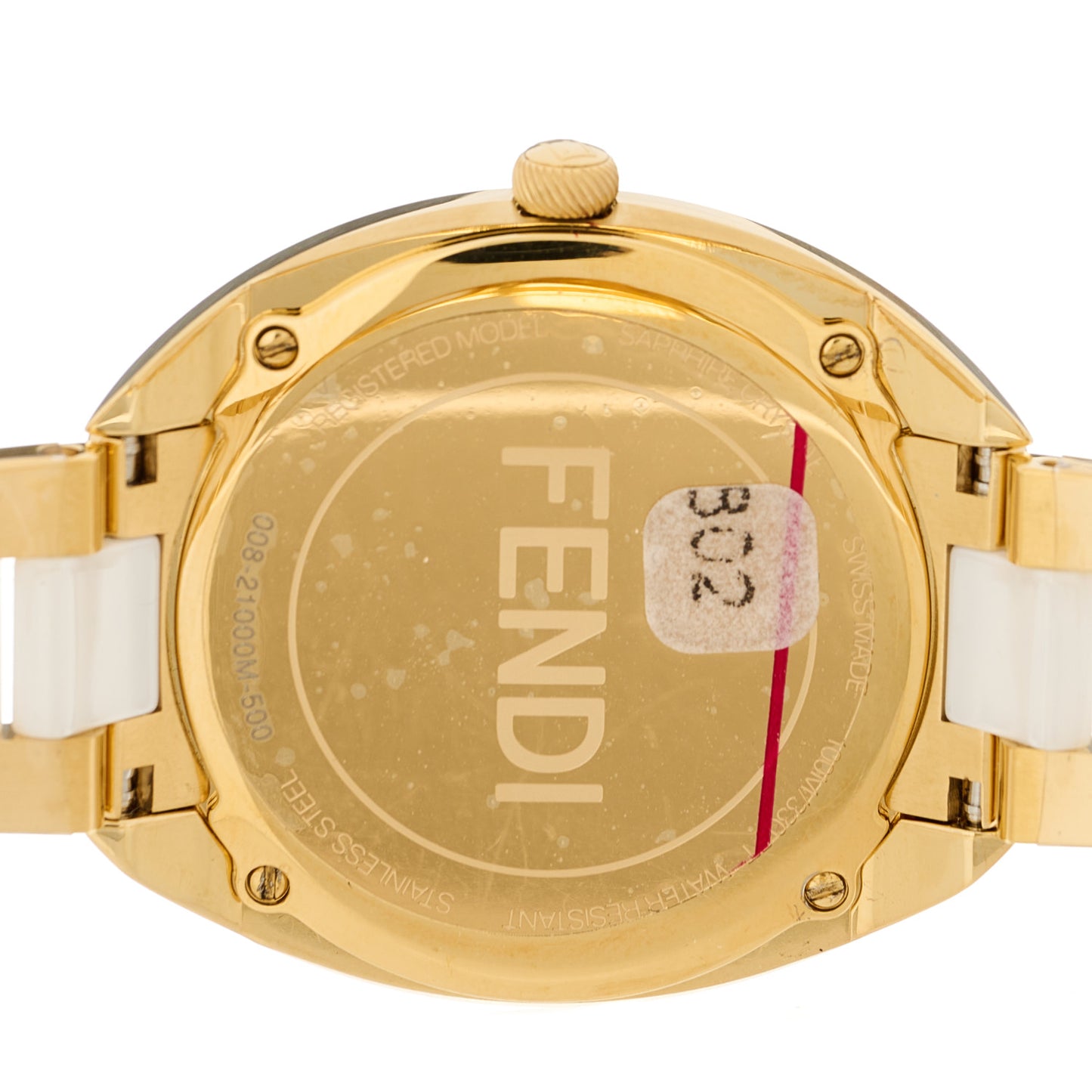 Stainless Steel Ceramic Diamond 34mm Momento Bugs Quartz Watch