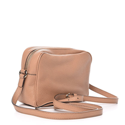 Gucci Pebbled Calfskin Small Soho Disco Bag Rose Beige 3 of 12