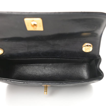Chanel Lambskin Quilted Mini Rectangular Flap Black 5 of 17