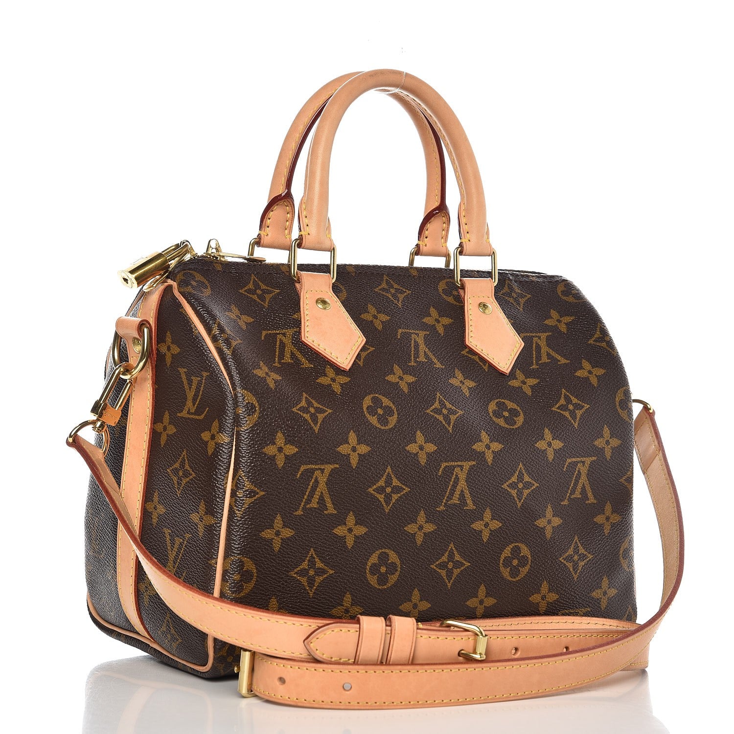 Louis Vuitton Monogram Speedy Bandouliere 25 4 of 10