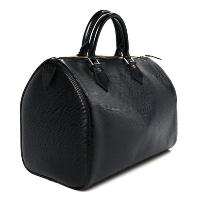 Louis Vuitton Epi Speedy 30 Black 3 of 11