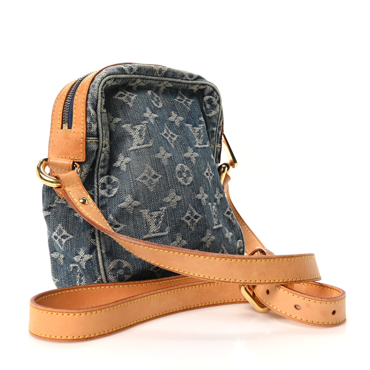 Denim Camera Bag Blue