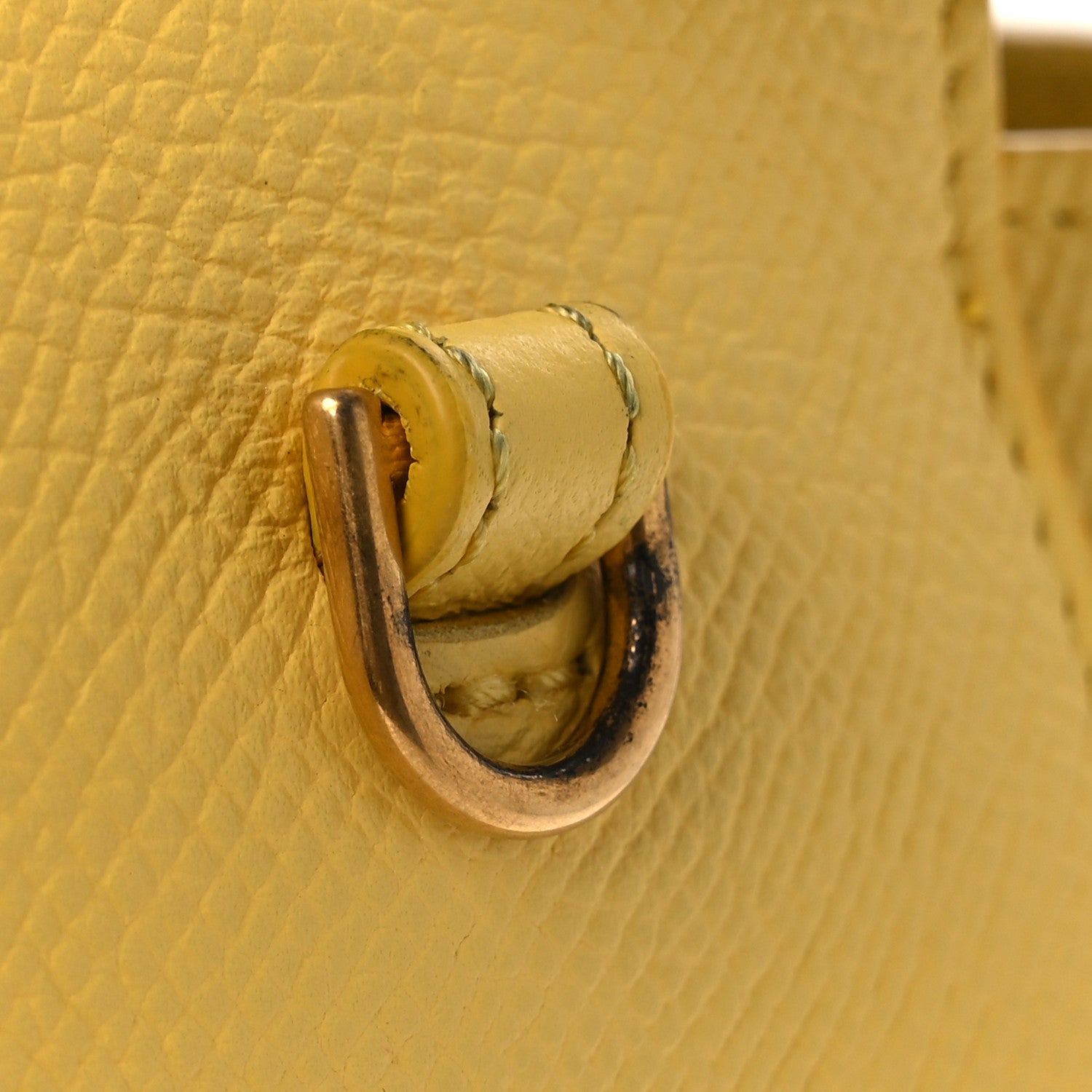 Celine Grained Calfskin Nano Belt Bag Citrus 13 of 15