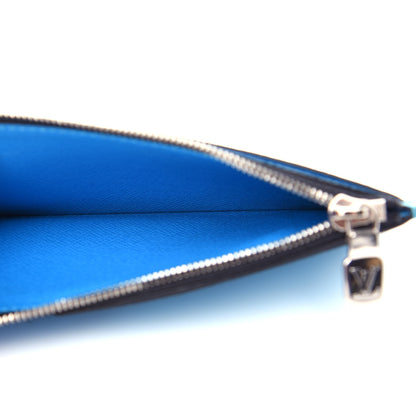Louis Vuitton Taigarama Coin Card Holder Blue Lagoon 5 of 8