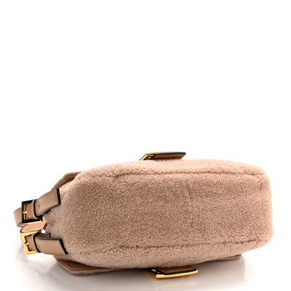 Fendi Shearling Nappa Multi Baguette Rosa Plaster 3 of 10