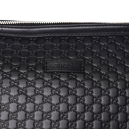 Gucci Soft Microguccissima Medium Zippered Satchel Black 17 of 17