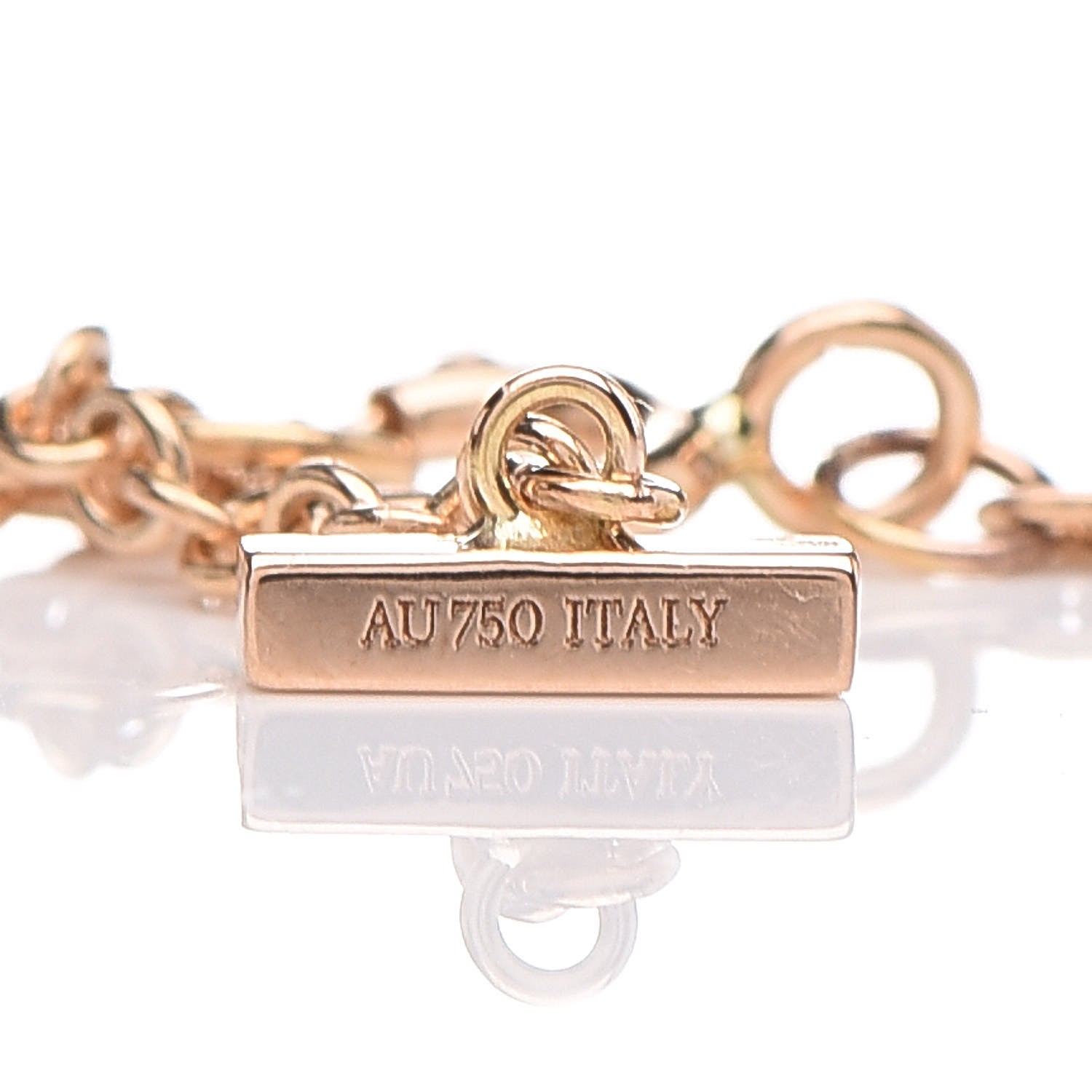 Tiffany 18K Rose Gold T Smile Bracelet 5 of 6